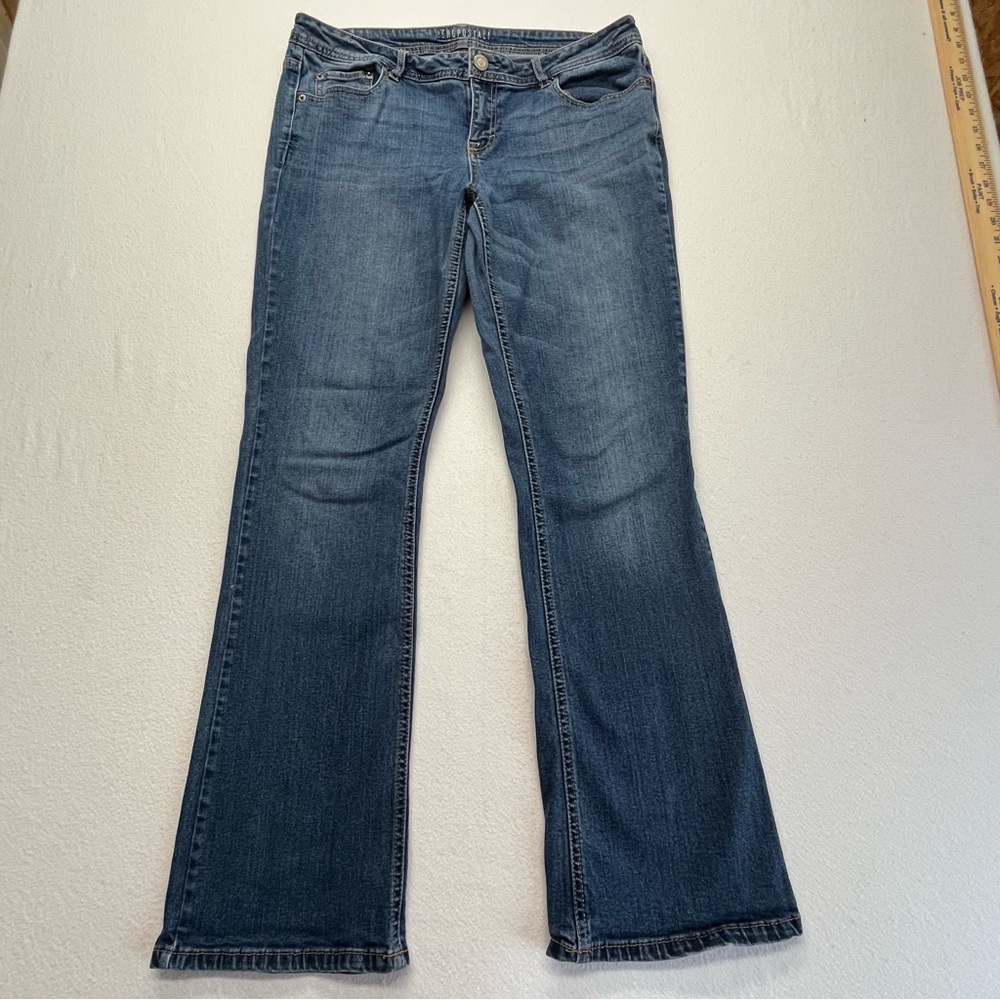 Aeropostale Bootcut Jeans Women's 12 Blue Classic Stylish Comfortable Stretchy